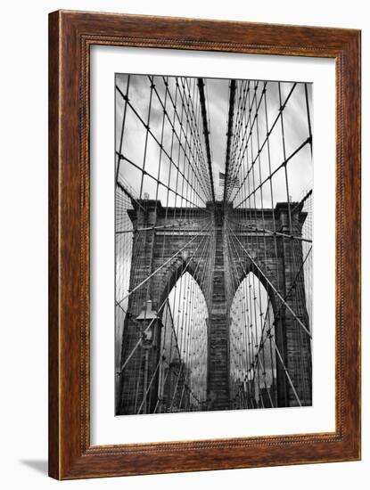 Brooklyn Bridge Mood-Jessica Jenney-Framed Photographic Print