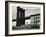 Brooklyn Bridge, New York, 1946-Brett Weston-Framed Photographic Print