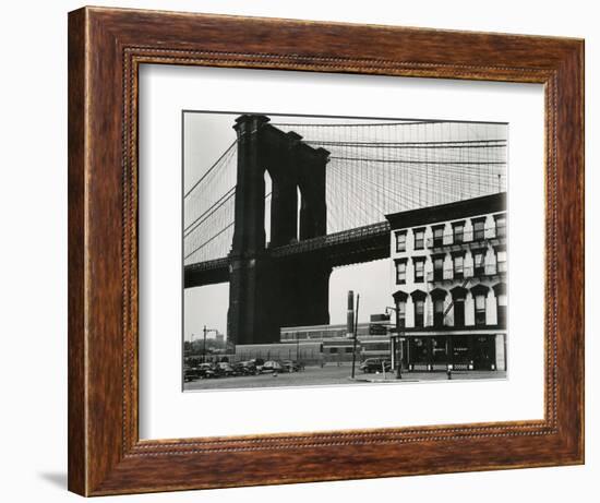 Brooklyn Bridge, New York, 1946-Brett Weston-Framed Photographic Print