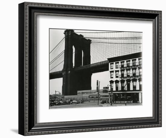 Brooklyn Bridge, New York, 1946-Brett Weston-Framed Photographic Print