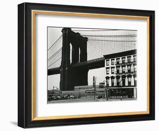 Brooklyn Bridge, New York, 1946-Brett Weston-Framed Photographic Print