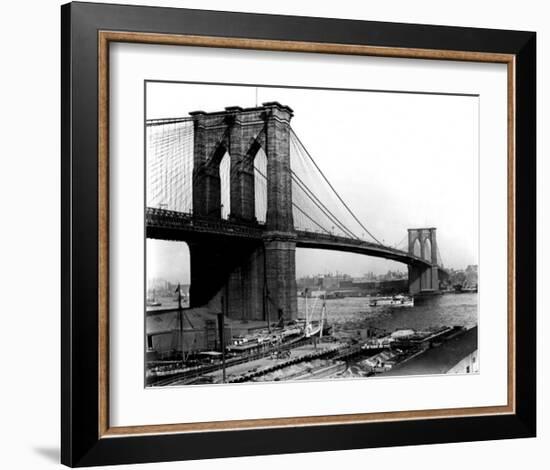 Brooklyn Bridge, New York, c.1905-null-Framed Art Print