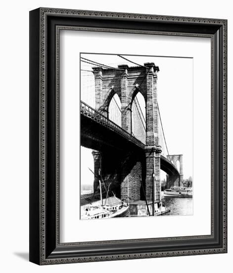 Brooklyn Bridge, New York, c.1925-null-Framed Art Print