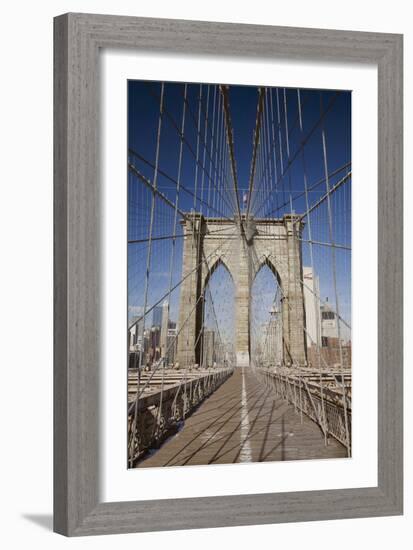 Brooklyn Bridge, New York City, New York 08-Monte Nagler-Framed Photographic Print