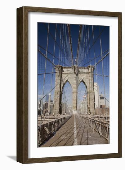 Brooklyn Bridge, New York City, New York 08-Monte Nagler-Framed Photographic Print