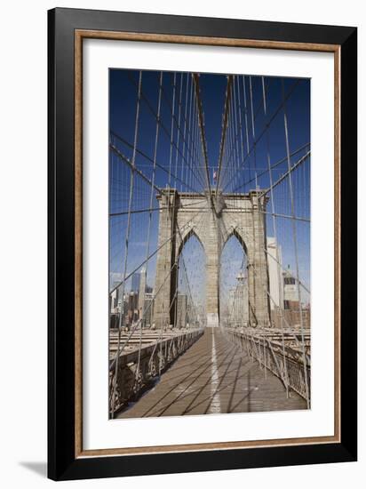 Brooklyn Bridge, New York City, New York 08-Monte Nagler-Framed Photographic Print