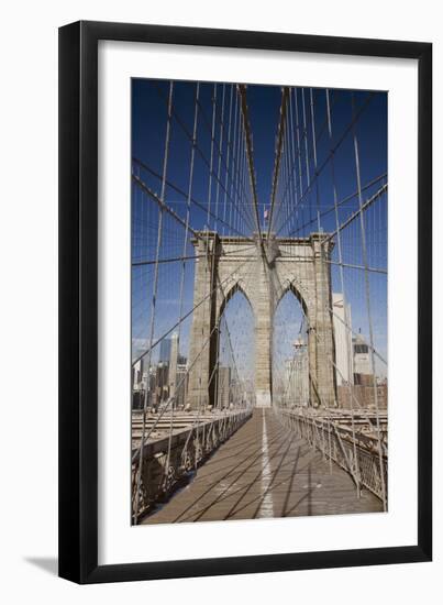 Brooklyn Bridge, New York City, New York 08-Monte Nagler-Framed Photographic Print