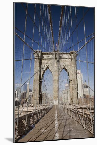 Brooklyn Bridge, New York City, New York 08-Monte Nagler-Mounted Photographic Print