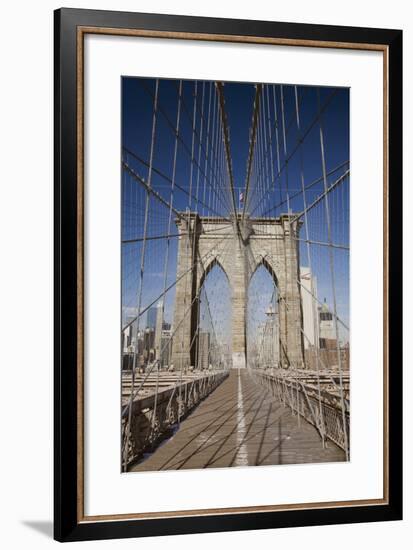 Brooklyn Bridge, New York City, New York 08-Monte Nagler-Framed Photographic Print