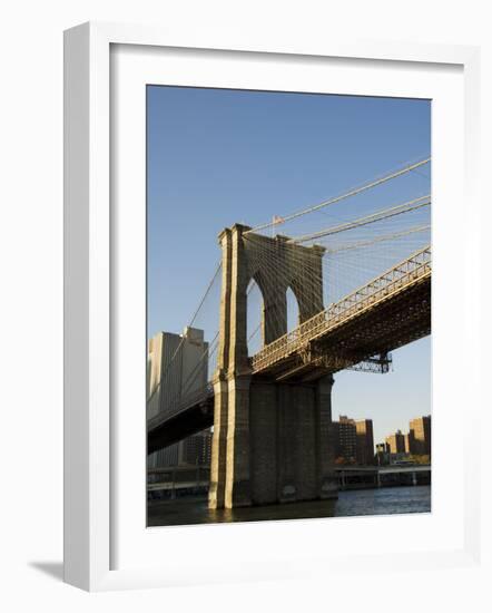 Brooklyn Bridge, New York City, New York, USA-R H Productions-Framed Photographic Print