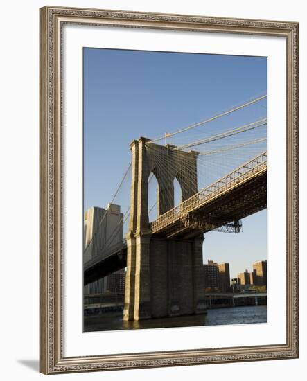 Brooklyn Bridge, New York City, New York, USA-R H Productions-Framed Photographic Print