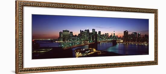 Brooklyn Bridge, New York City, USA-Walter Bibikow-Framed Photographic Print