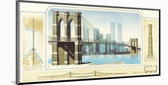 Brooklyn Bridge, New York City-Libero Patrignani-Mounted Art Print