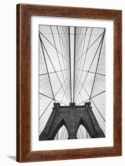 Brooklyn Bridge, New York City-Paul Souders-Framed Premium Photographic Print