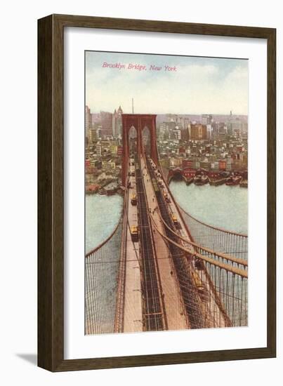 Brooklyn Bridge, New York City-null-Framed Premium Giclee Print