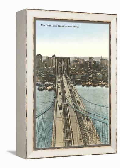 Brooklyn Bridge, New York City-null-Framed Stretched Canvas