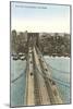 Brooklyn Bridge, New York City-null-Mounted Art Print