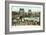 Brooklyn Bridge, New York City-null-Framed Art Print