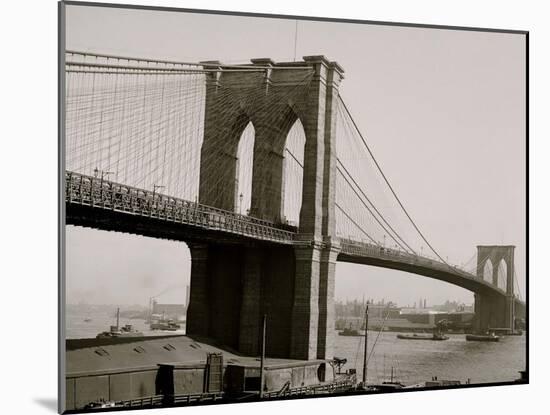 Brooklyn Bridge, New York, N.Y.-null-Mounted Photo