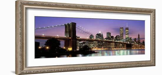 Brooklyn Bridge New York Ny, USA--Framed Photographic Print