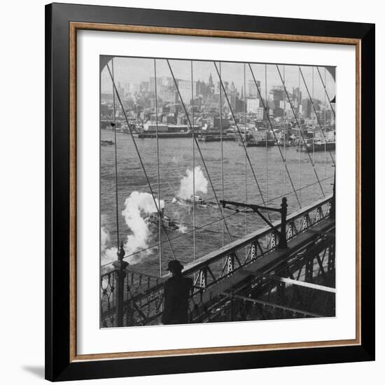 Brooklyn Bridge, New York, USA-null-Framed Photographic Print