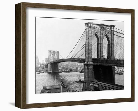 Brooklyn Bridge, New York-null-Framed Photographic Print