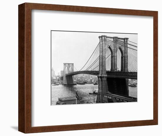 Brooklyn Bridge, New York-null-Framed Photographic Print