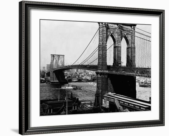 Brooklyn Bridge, New York-null-Framed Photographic Print