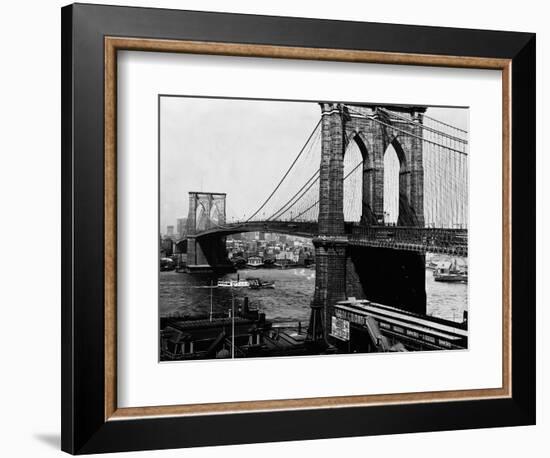 Brooklyn Bridge, New York-null-Framed Photographic Print