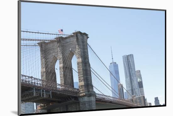 Brooklyn Bridge, New York.-Tom Norring-Mounted Photographic Print