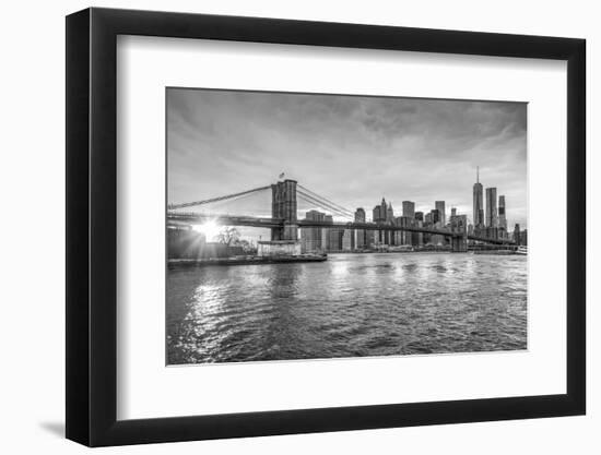 Brooklyn Bridge No. 3 B/W-Murray Bolesta-Framed Photographic Print