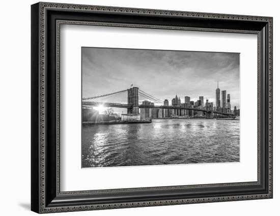Brooklyn Bridge No. 3 B/W-Murray Bolesta-Framed Photographic Print