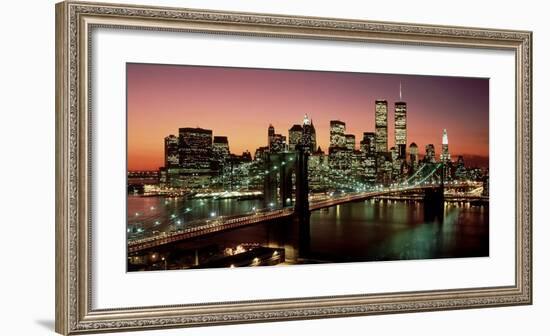 Brooklyn Bridge, NYC-Richard Berenholtz-Framed Art Print