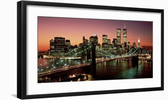 Brooklyn Bridge, NYC-Richard Berenholtz-Framed Art Print