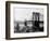 Brooklyn Bridge Over East River and Surrounding Area-null-Framed Photographic Print