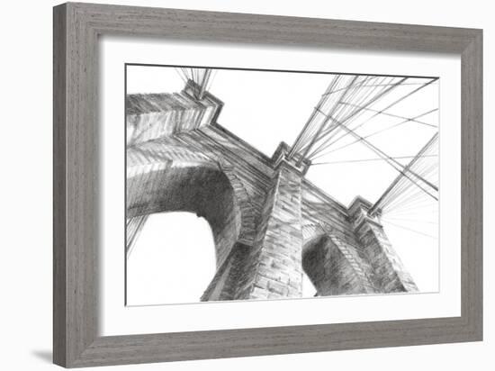 Brooklyn Bridge Panorama-Ethan Harper-Framed Art Print