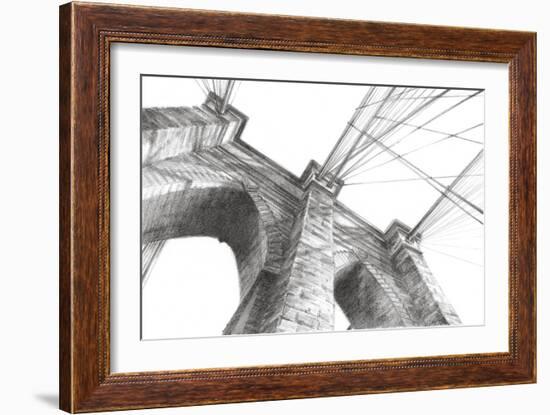 Brooklyn Bridge Panorama-Ethan Harper-Framed Art Print