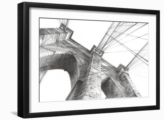 Brooklyn Bridge Panorama-Ethan Harper-Framed Art Print