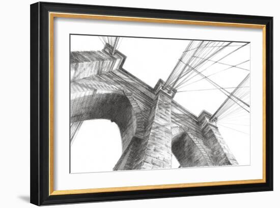 Brooklyn Bridge Panorama-Ethan Harper-Framed Art Print