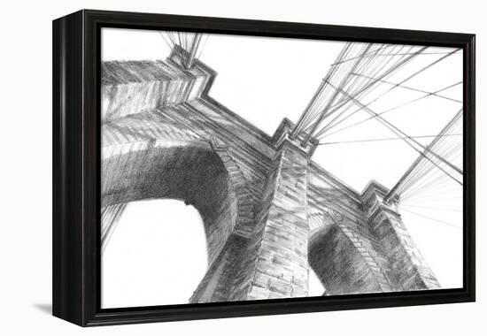 Brooklyn Bridge Panorama-Ethan Harper-Framed Stretched Canvas