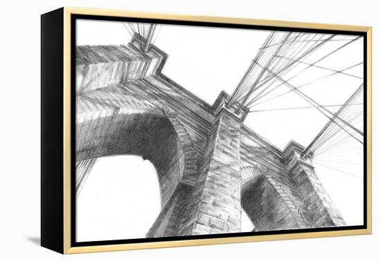 Brooklyn Bridge Panorama-Ethan Harper-Framed Stretched Canvas