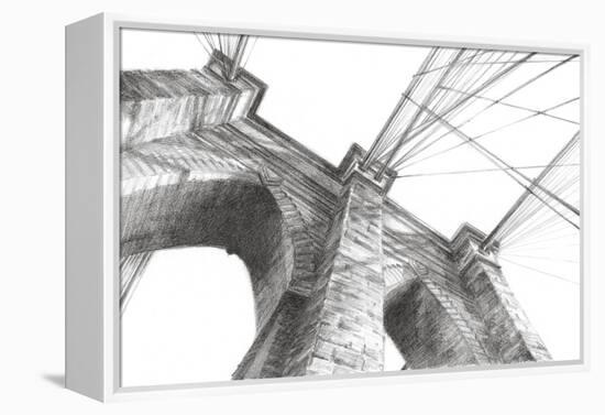 Brooklyn Bridge Panorama-Ethan Harper-Framed Stretched Canvas