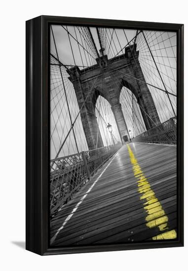 Brooklyn Bridge - Pop-Moises Levy-Framed Premier Image Canvas