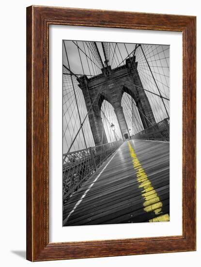 Brooklyn Bridge - Pop-Moises Levy-Framed Photographic Print