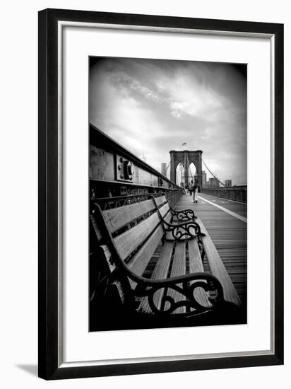 Brooklyn Bridge Promenade-Jessica Jenney-Framed Giclee Print