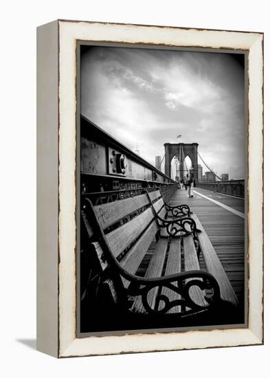 Brooklyn Bridge Promenade-Jessica Jenney-Framed Premier Image Canvas