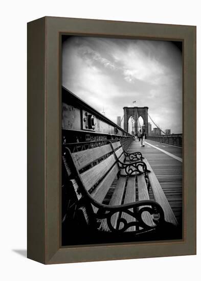 Brooklyn Bridge Promenade-Jessica Jenney-Framed Premier Image Canvas