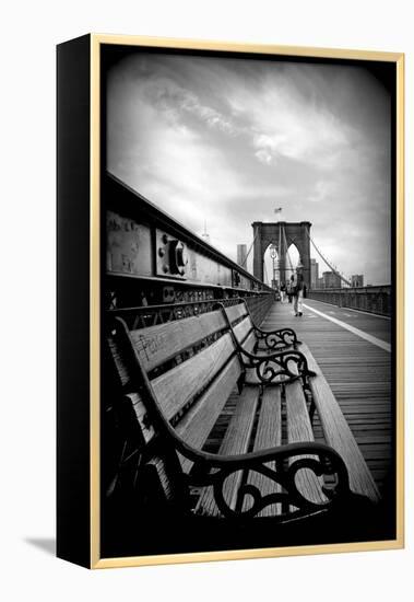 Brooklyn Bridge Promenade-Jessica Jenney-Framed Premier Image Canvas