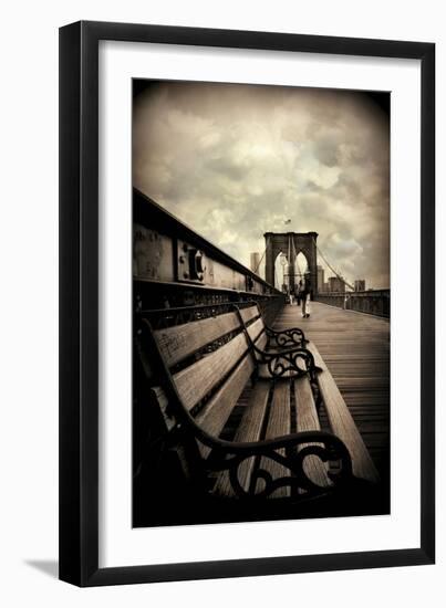 Brooklyn Bridge Respite-Jessica Jenney-Framed Giclee Print