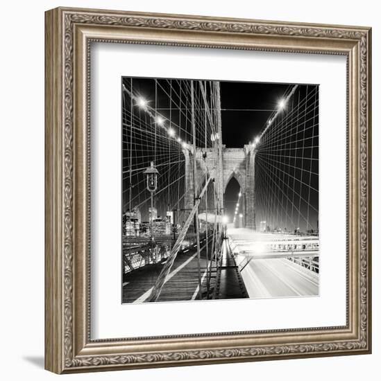 Brooklyn Bridge, Study 1, New York City, 2013-Marcin Stawiarz-Framed Art Print